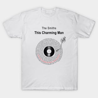 THIS CHARMING MAN LYRICS ILLUSTRATIONS T-Shirt